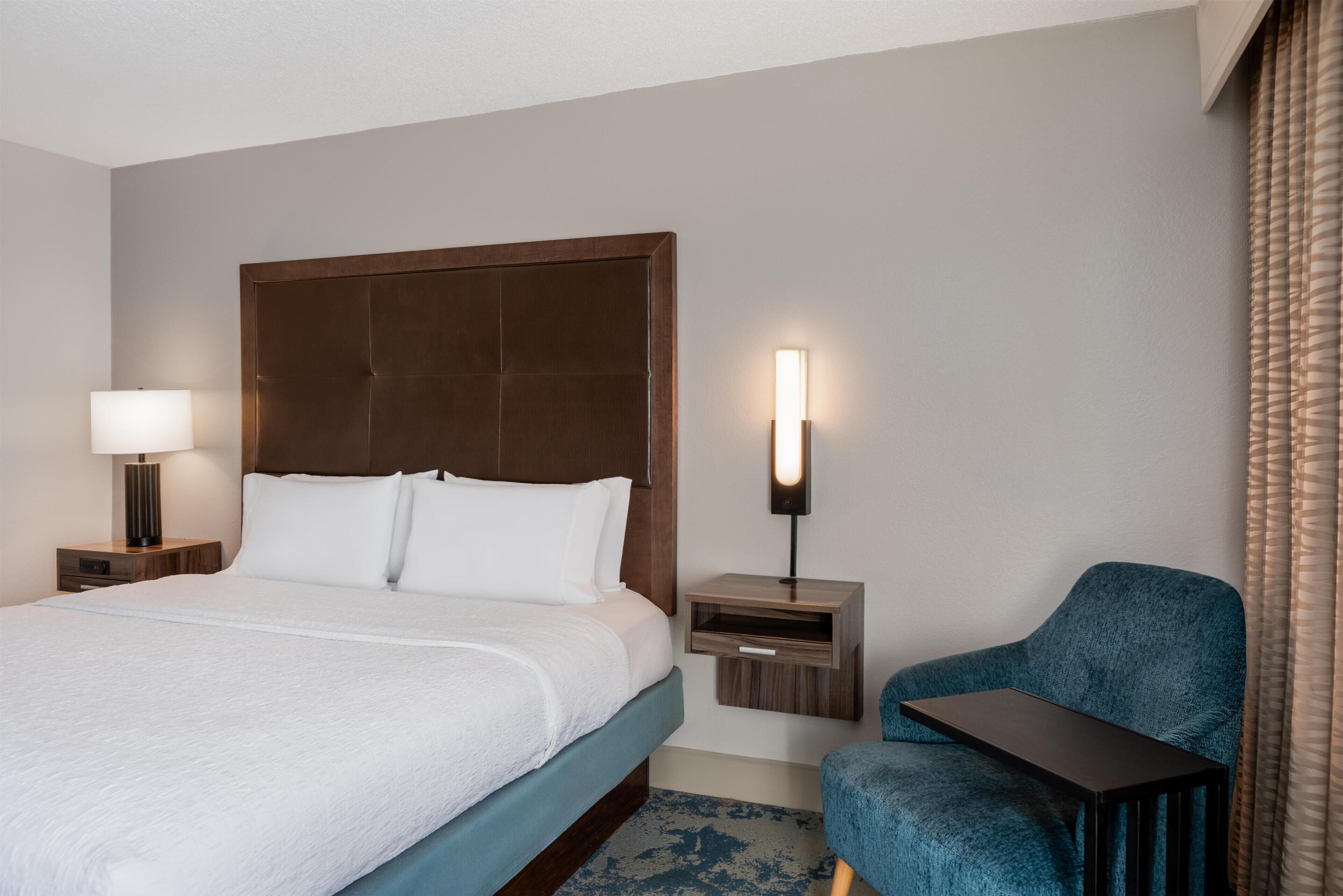 One king bed nonsmoking | Iron/ironing board, free WiFi, bed sheets, alarm clocks