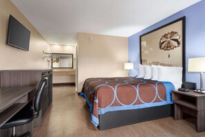 Desk, iron/ironing board, free WiFi, bed sheets