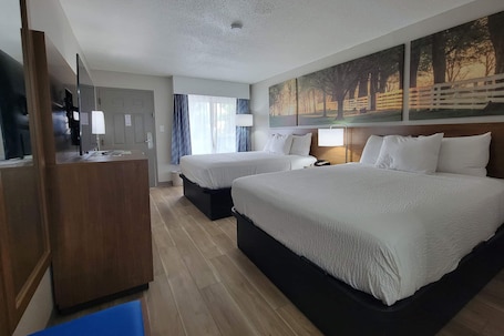 Room, 2 Queen Beds, Non Smoking | Blackout drapes, free WiFi, bed sheets, wheelchair access
