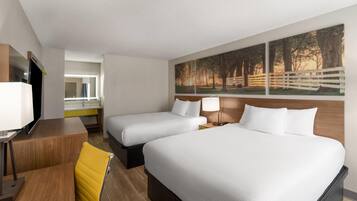 Room, 2 Queen Beds, Non Smoking | Blackout drapes, free WiFi, bed sheets, wheelchair access