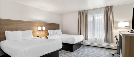 Standard Room, 2 Double Beds, Non Smoking | 1 bedroom, premium bedding, down comforters, pillowtop beds