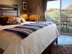 1 bedroom, Egyptian cotton sheets, premium bedding, memory foam beds