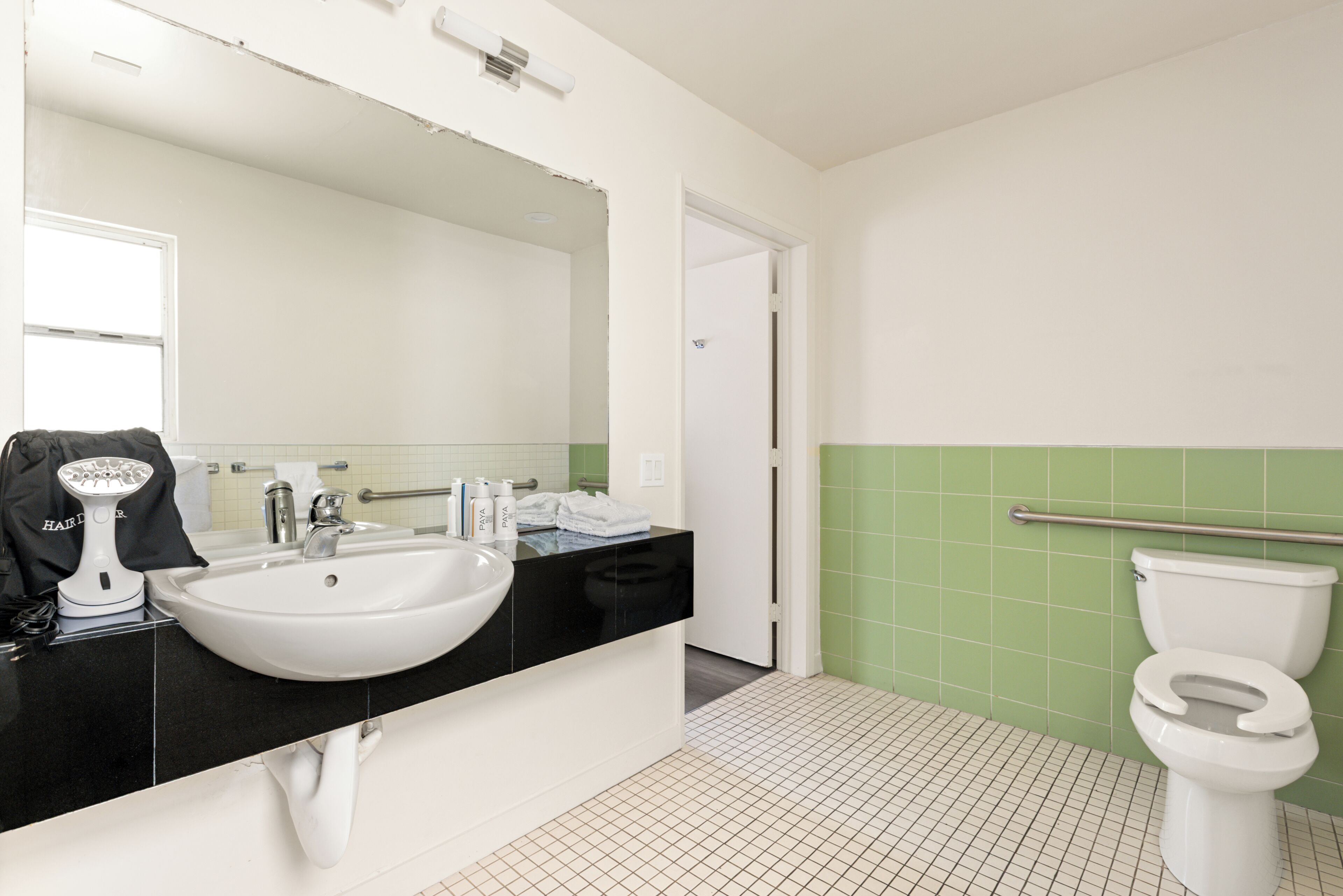 Single Room, 1 King Bed, Roll-In Shower