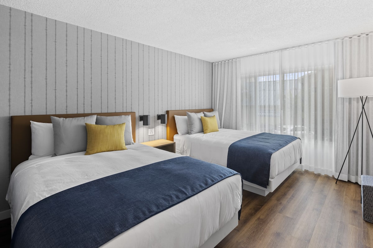 Standard Room, 2 Queen Beds | Down duvets, pillow-top beds, desk, blackout curtains