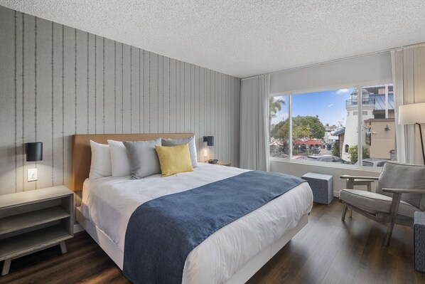 Chambre Deluxe, 1 très grand lit, vue port