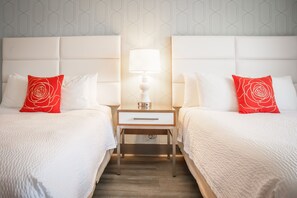 Standard Room, 2 Queen Beds, Non Smoking | In-room safe, individually decorated, individually furnished, desk