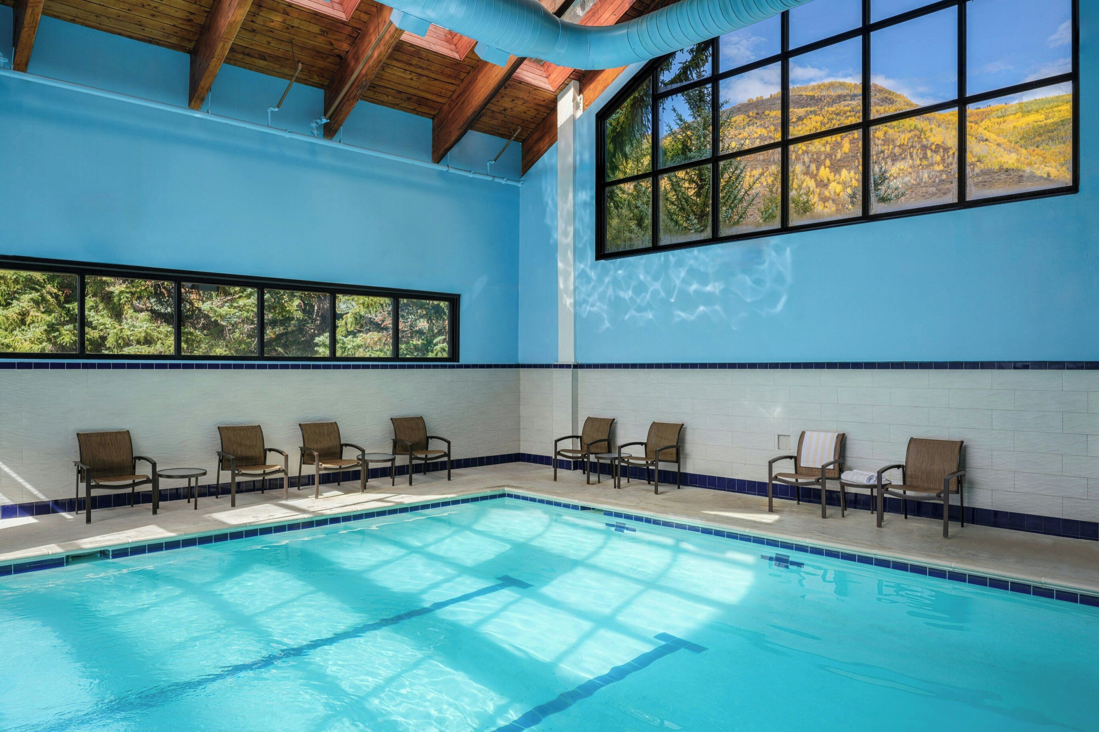 Indoor pool, outdoor pool