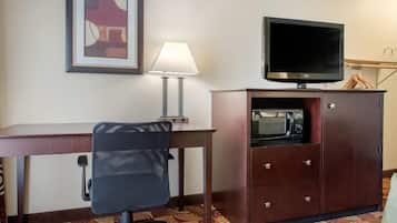 Premium bedding, blackout drapes, iron/ironing board, free WiFi