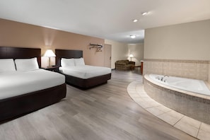 Suite, 2 camas Queen size, para no fumadores | Tina de hidromasaje