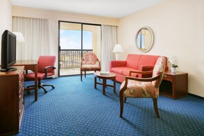 Suite exécutive, 1 chambre, en coin | Literie de qualité, bureau, fer et planche à repasser