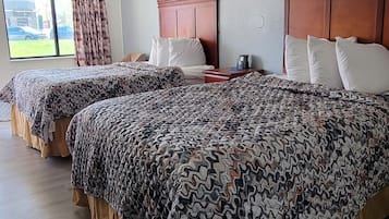 Standard Double Room, 2 Double Beds, Non Smoking | Desk, laptop workspace, free WiFi, bed sheets