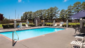 Seasonal outdoor pool