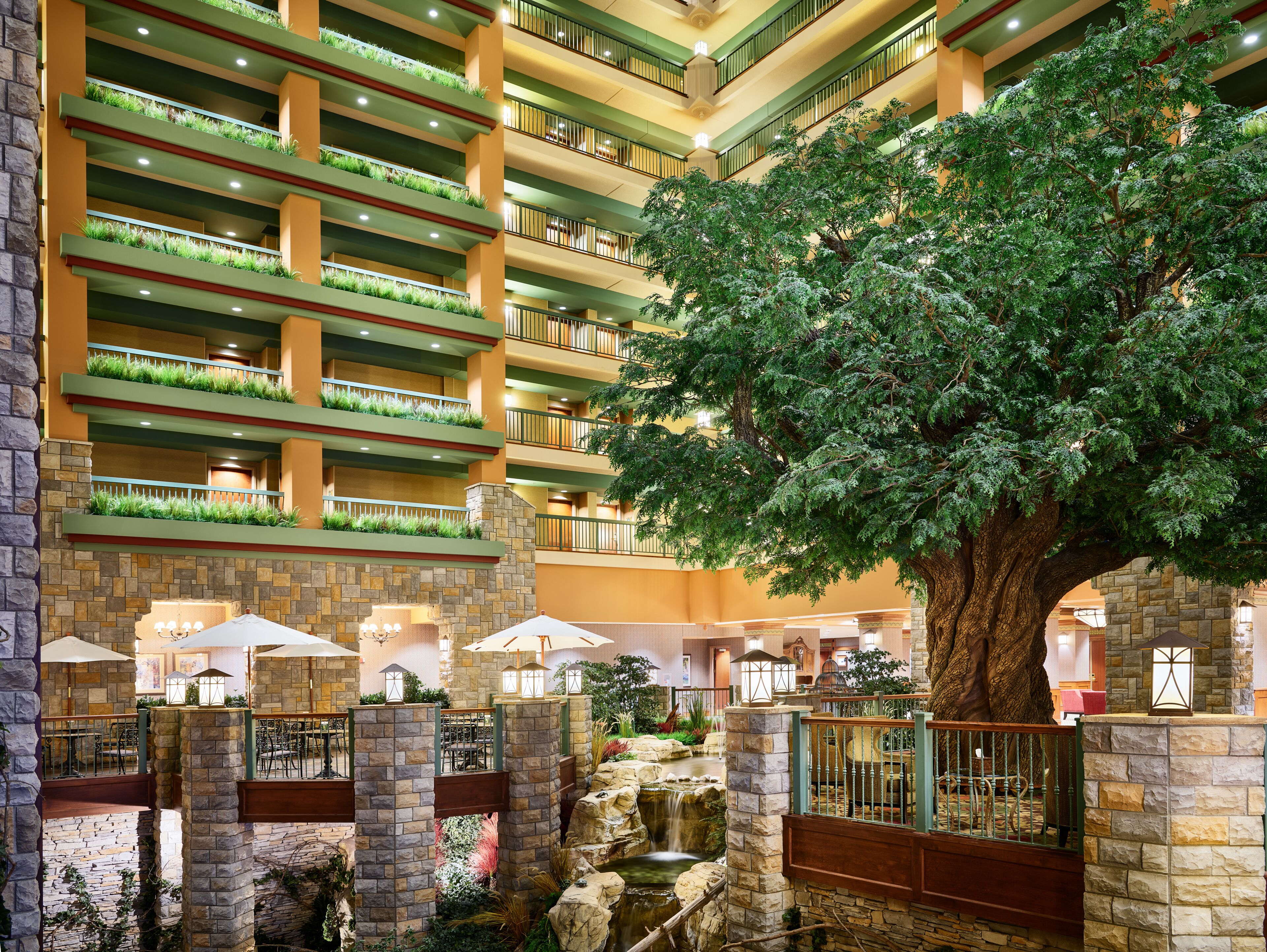 Interior entrance