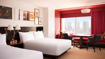 Park MGM Nightingale Suite | Premium bedding, pillowtop beds, in-room safe, iron/ironing board