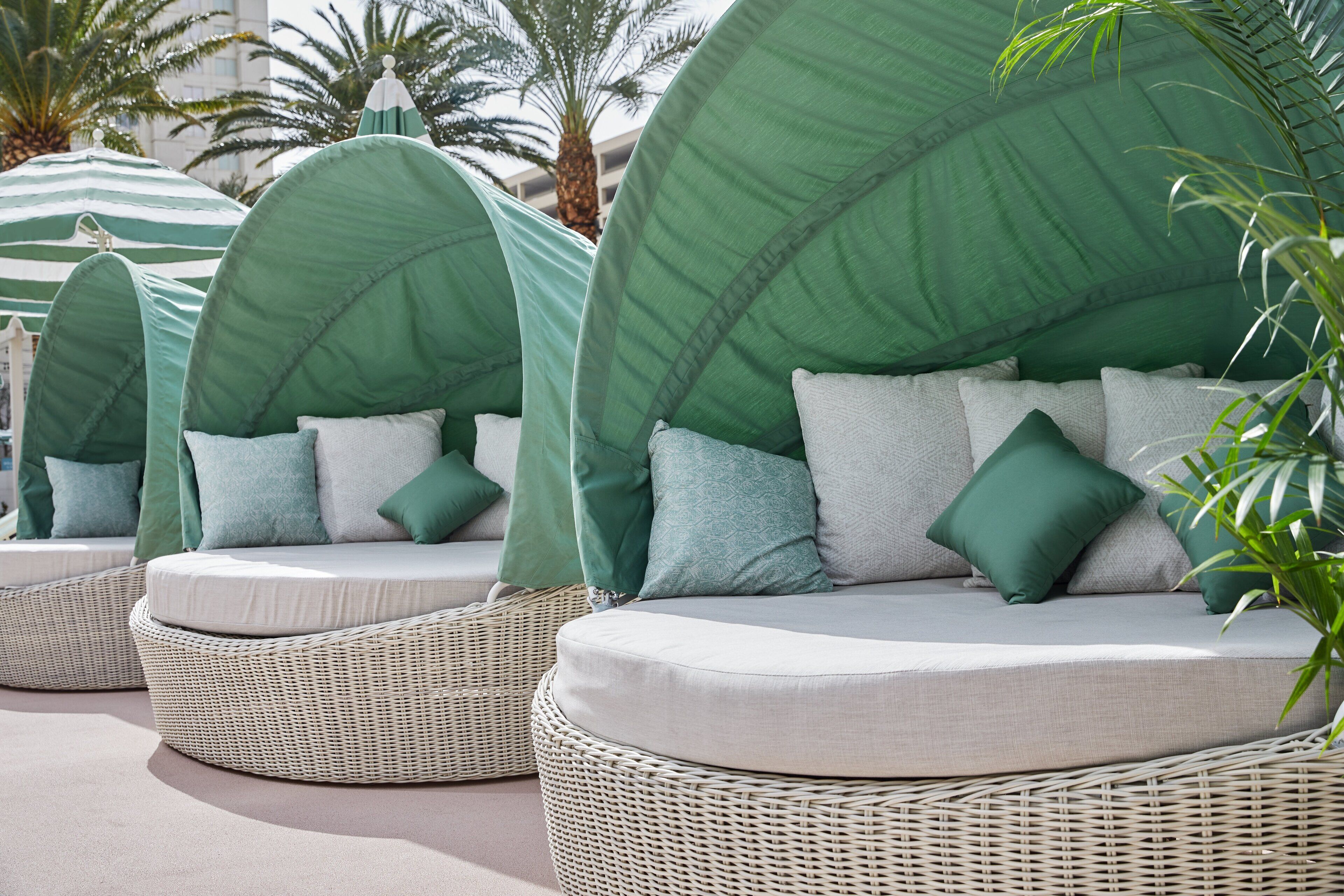 3 outdoor pools, a heated pool, cabanas (surcharge), pool umbrellas