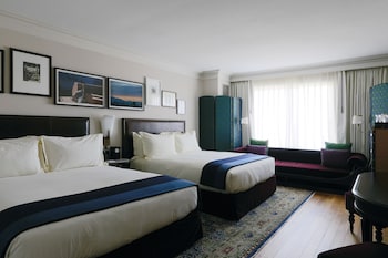 NoMad Classic Two Queen | Premium bedding, pillowtop beds, in-room safe, iron/ironing board at Park MGM Las Vegas