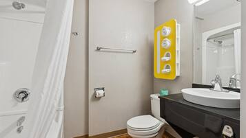 シャワー付き浴槽、タオル