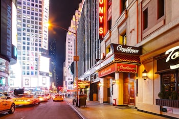 Hotel entrance at Casablanca Hotel by Library Hotel Collection