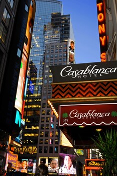Hotel entrance at Casablanca Hotel by Library Hotel Collection