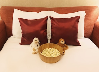 Egyptian cotton sheets, premium bedding, down comforters, pillowtop beds at Casablanca Hotel by Library Hotel Collection