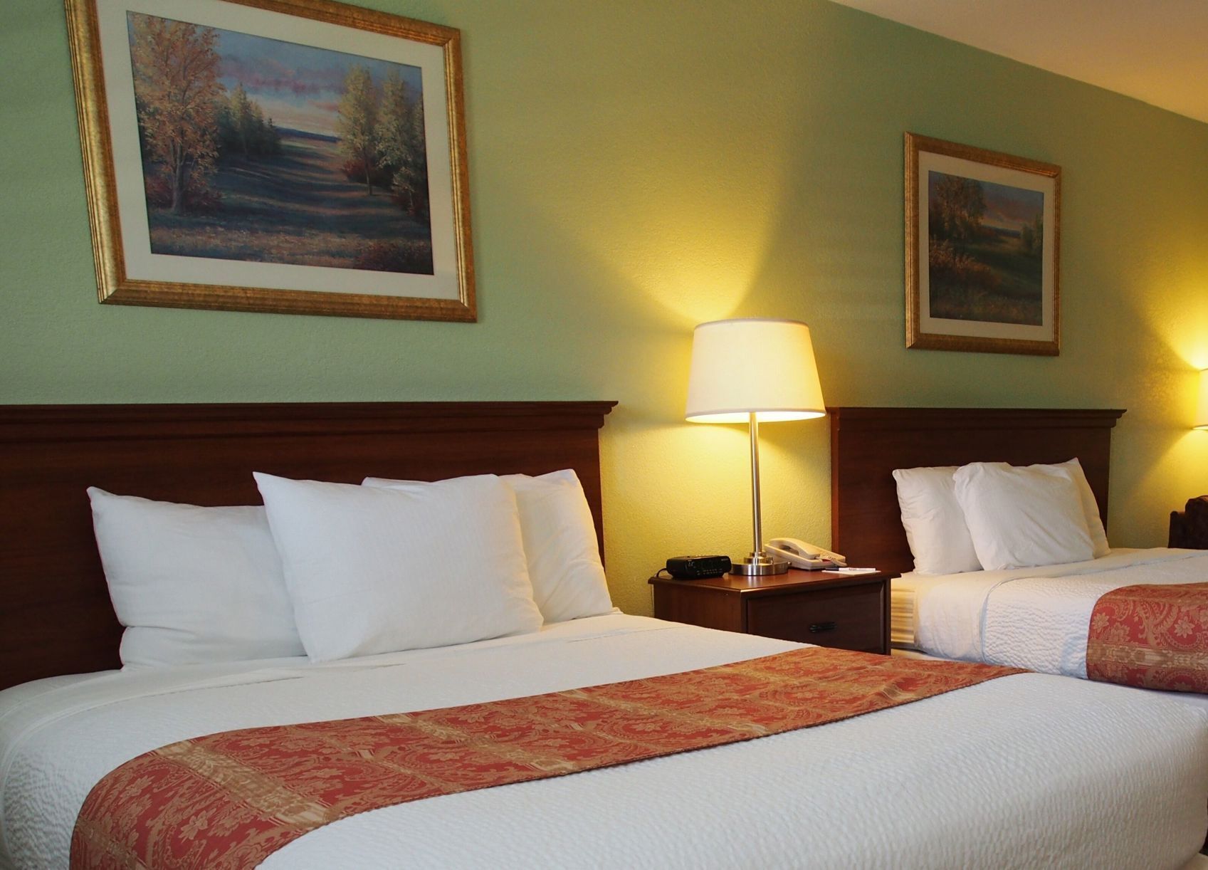 Desk, blackout drapes, iron/ironing board, free WiFi