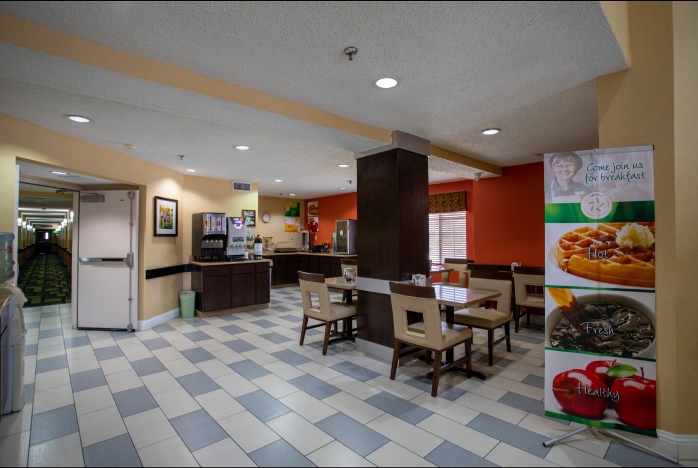 Free buffet breakfast