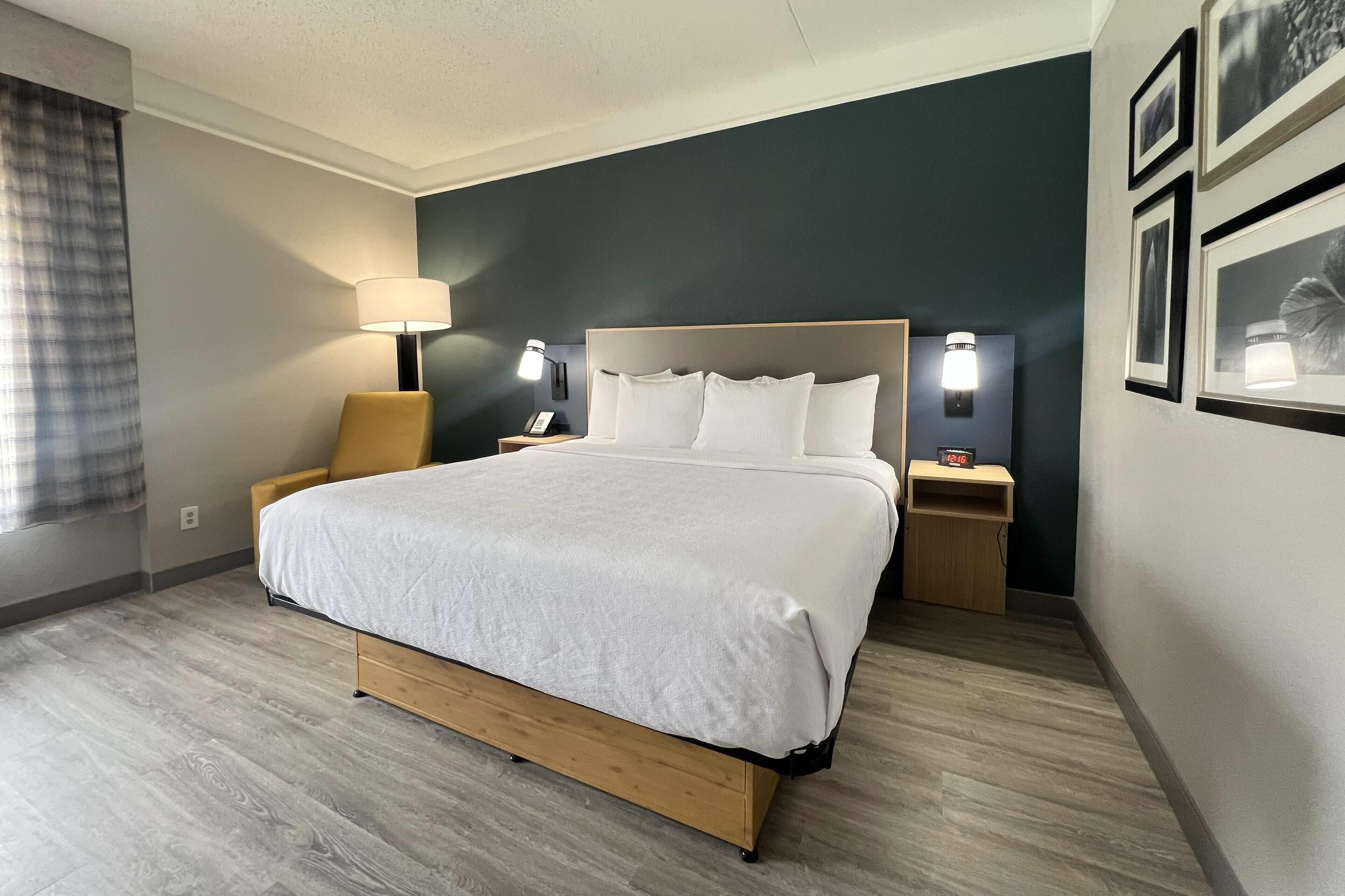 Deluxe Room, 1 King Bed, Mobility Accessible, Non Smoking (Hearing Accessible, Tub w/Grab Bars)