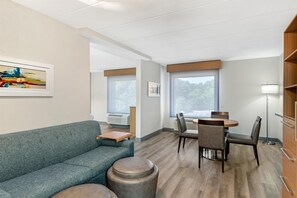 Suite, 1 King Bed, Non Smoking, Refrigerator & Microwave (with Sofabed) | Desk, laptop workspace, blackout drapes, iron/ironing board - Best Western PLUS Executive Hotel (Richmond)