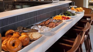 Daily cooked-to-order breakfast for a fee