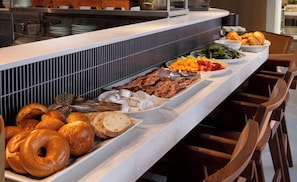 Daily cooked-to-order breakfast for a fee