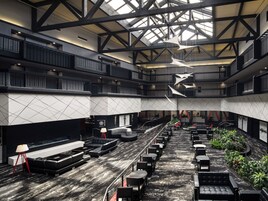 Sala de estar en el lobby