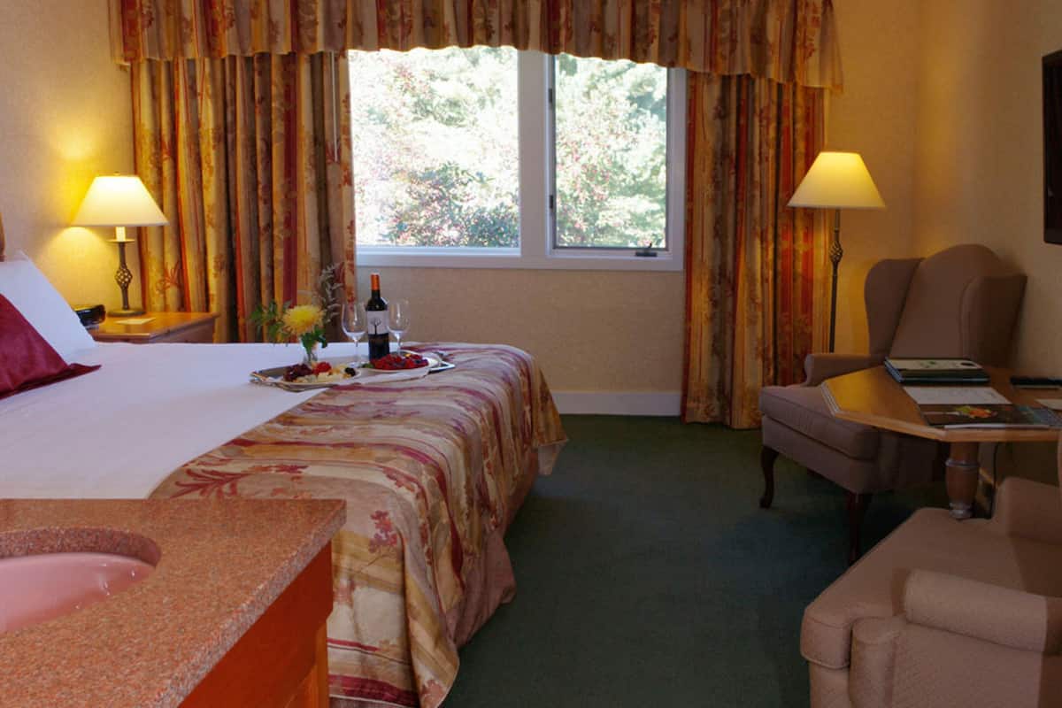 Desk, blackout curtains, iron/ironing board, free WiFi