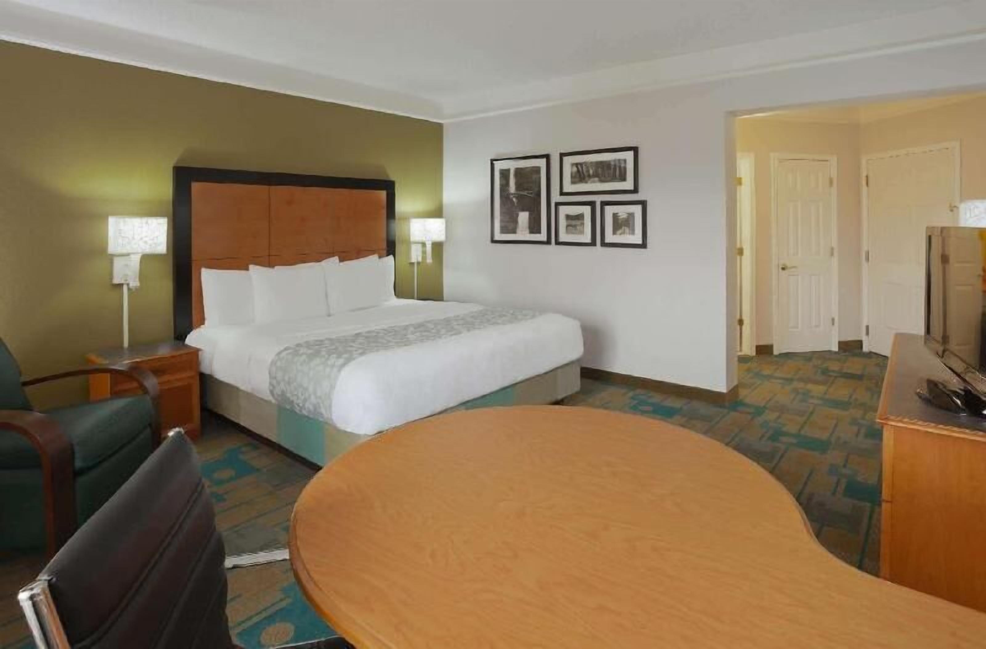 Premium bedding, desk, blackout curtains, iron/ironing board