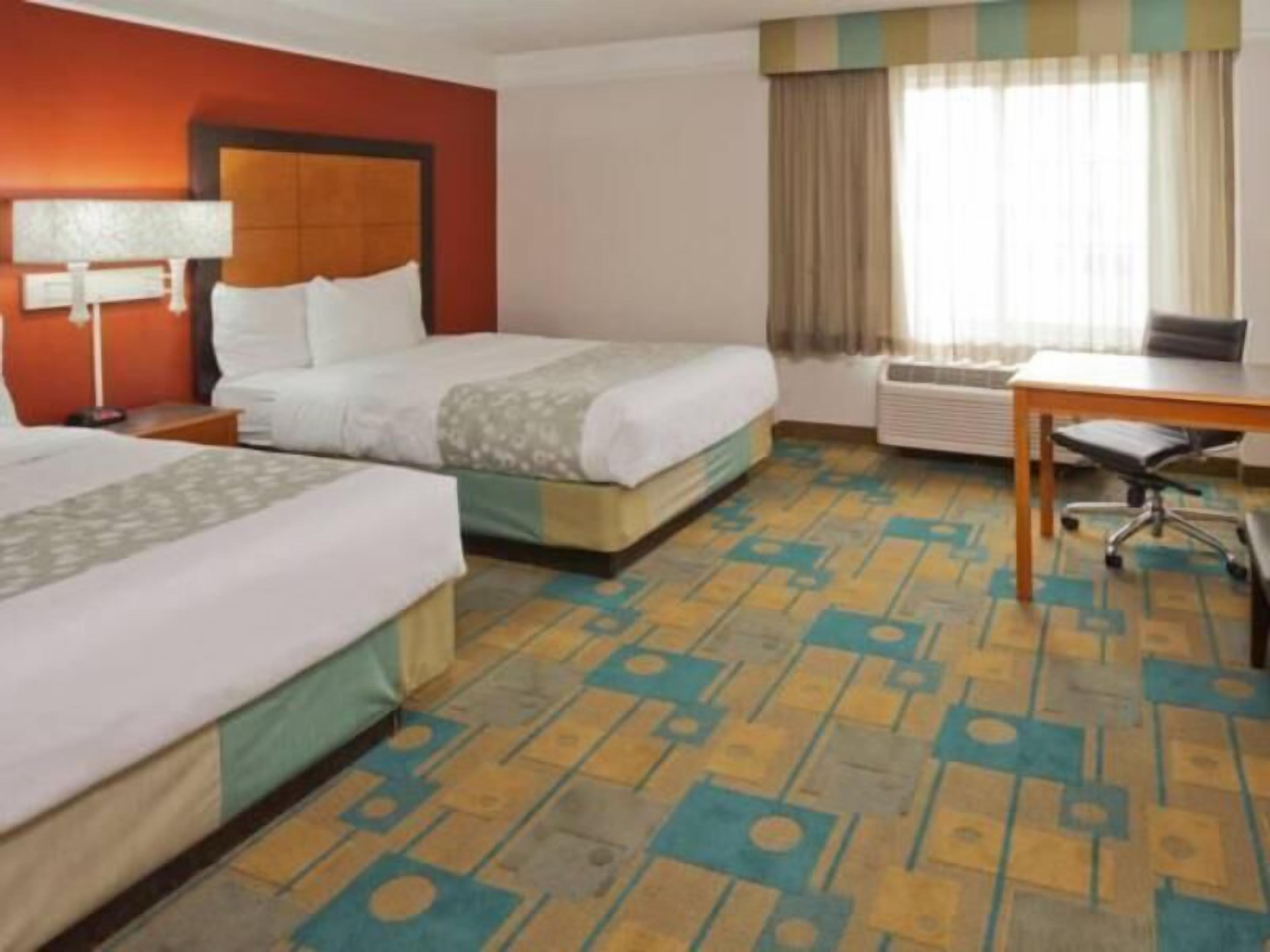 Premium bedding, desk, blackout curtains, iron/ironing board