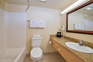 Free toiletries, hair dryer, towels