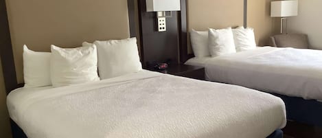 Standard Room, 2 Queen Beds, Non Smoking, Refrigerator & Microwave