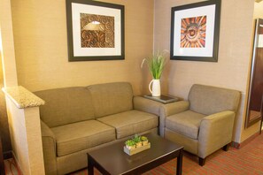 Suite estudio, 1 cama de matrimonio grande, no fumadores | Caja fuerte, escritorio, tabla de planchar con plancha y cunas