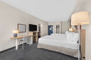 Room, 2 Queen Beds, Accessible, Bathtub (Mobility) | Premium bedding, iron/ironing board, free cribs/infant beds