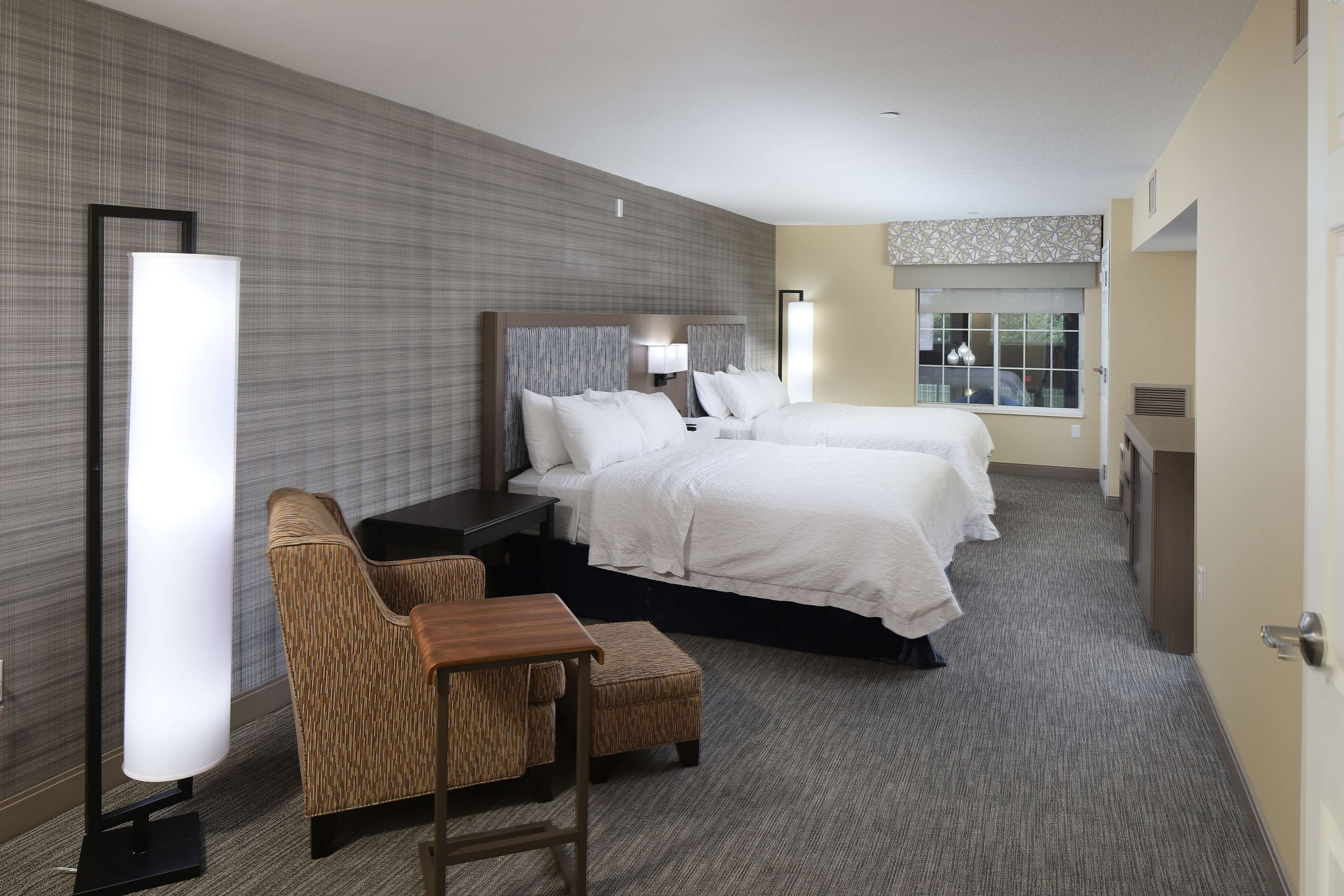 family suite, 2 queen beds, accessible | in-room safe, desk, laptop workspace, blackout curtains