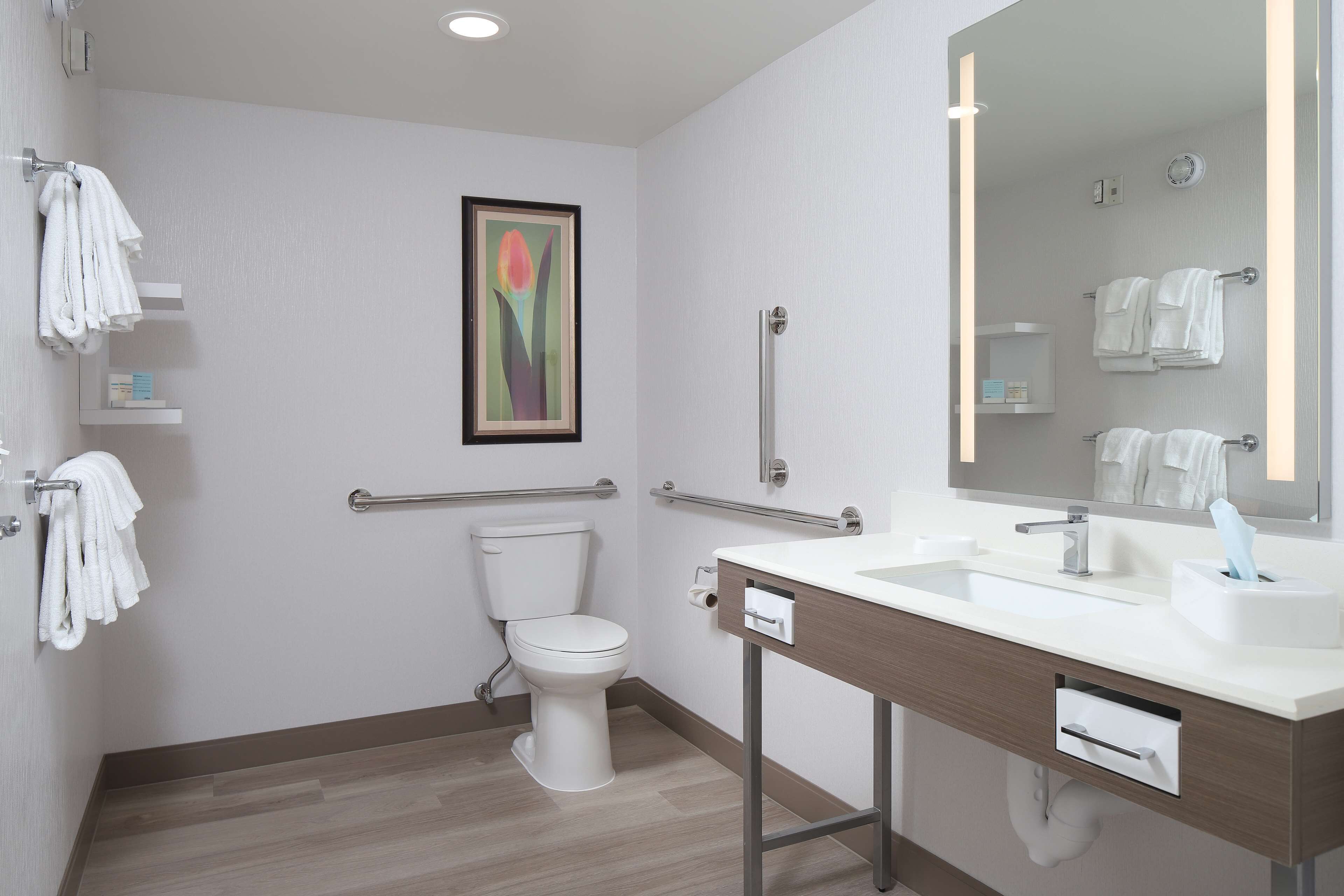 family suite, 2 queen beds, accessible | bathroom | free toiletries, hair dryer, towels, soap