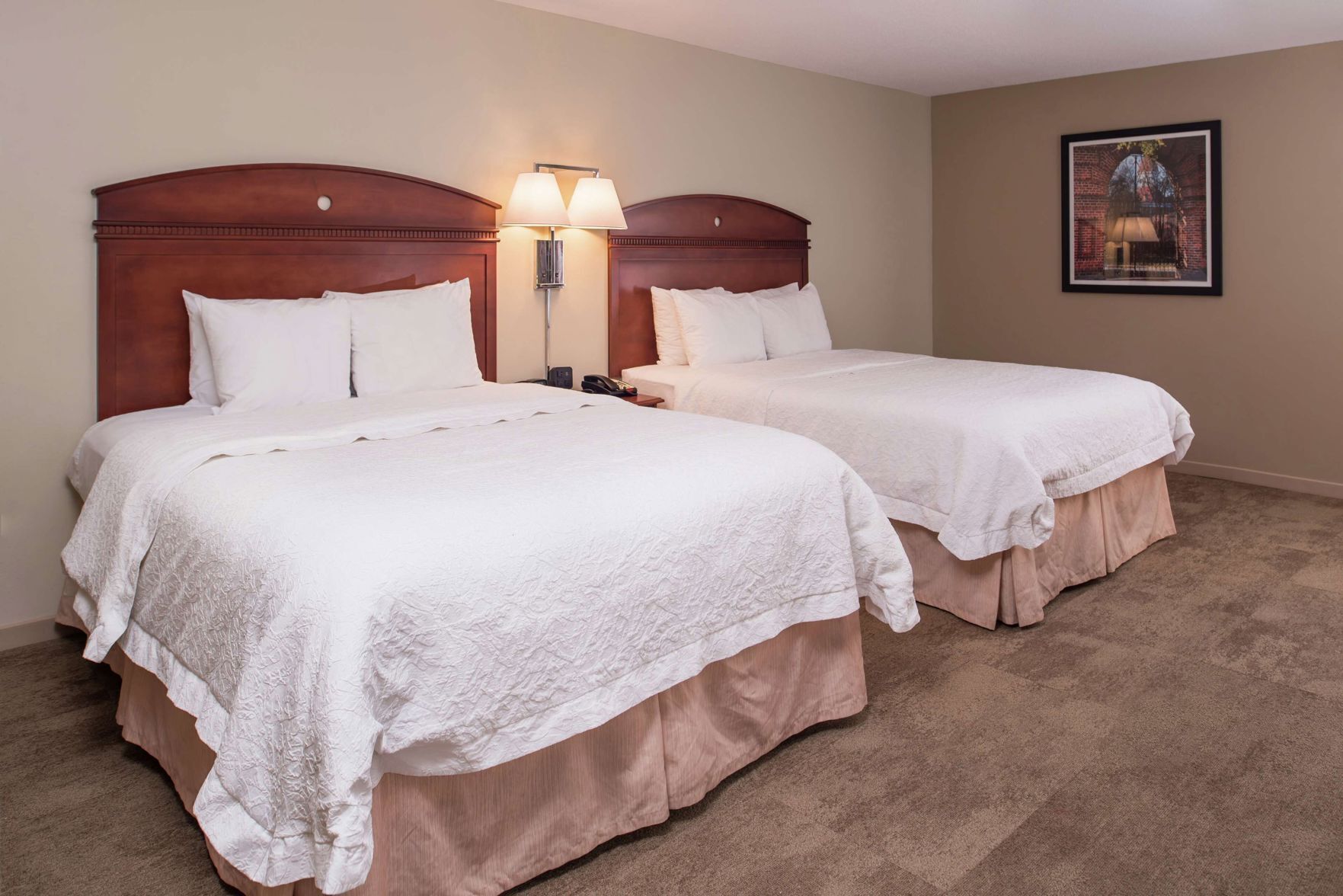 Premium bedding, pillowtop beds, blackout drapes, iron/ironing board
