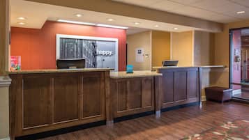 Check-in/check-out kiosk