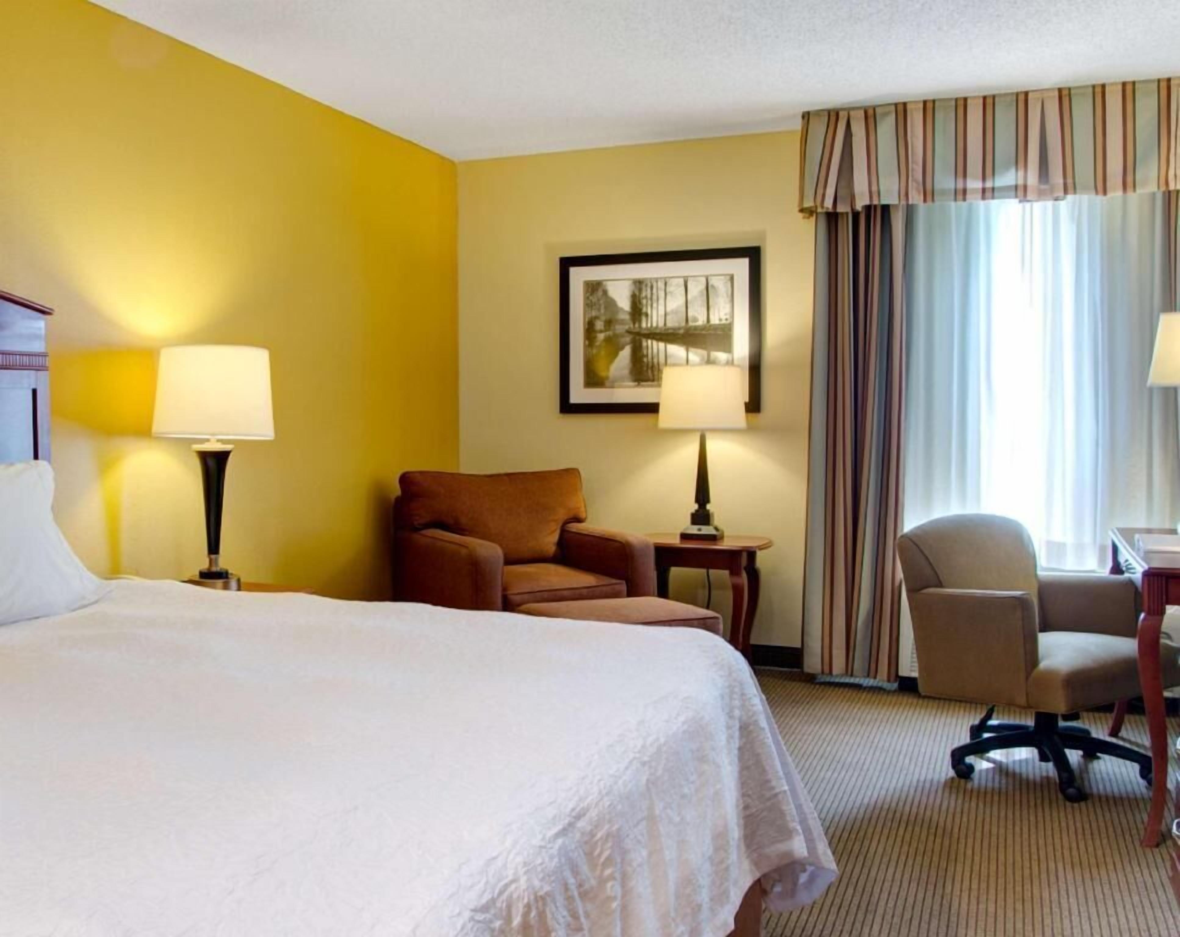 Premium bedding, pillowtop beds, blackout drapes, iron/ironing board