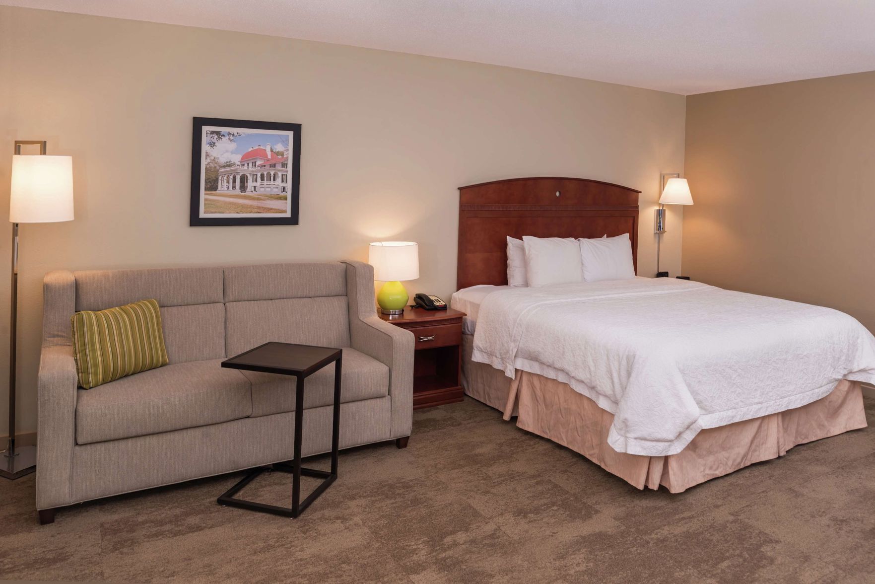 Premium bedding, pillowtop beds, blackout drapes, iron/ironing board