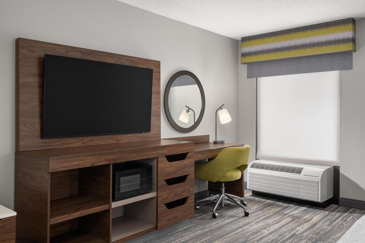 Premium bedding, pillowtop beds, blackout drapes, iron/ironing board