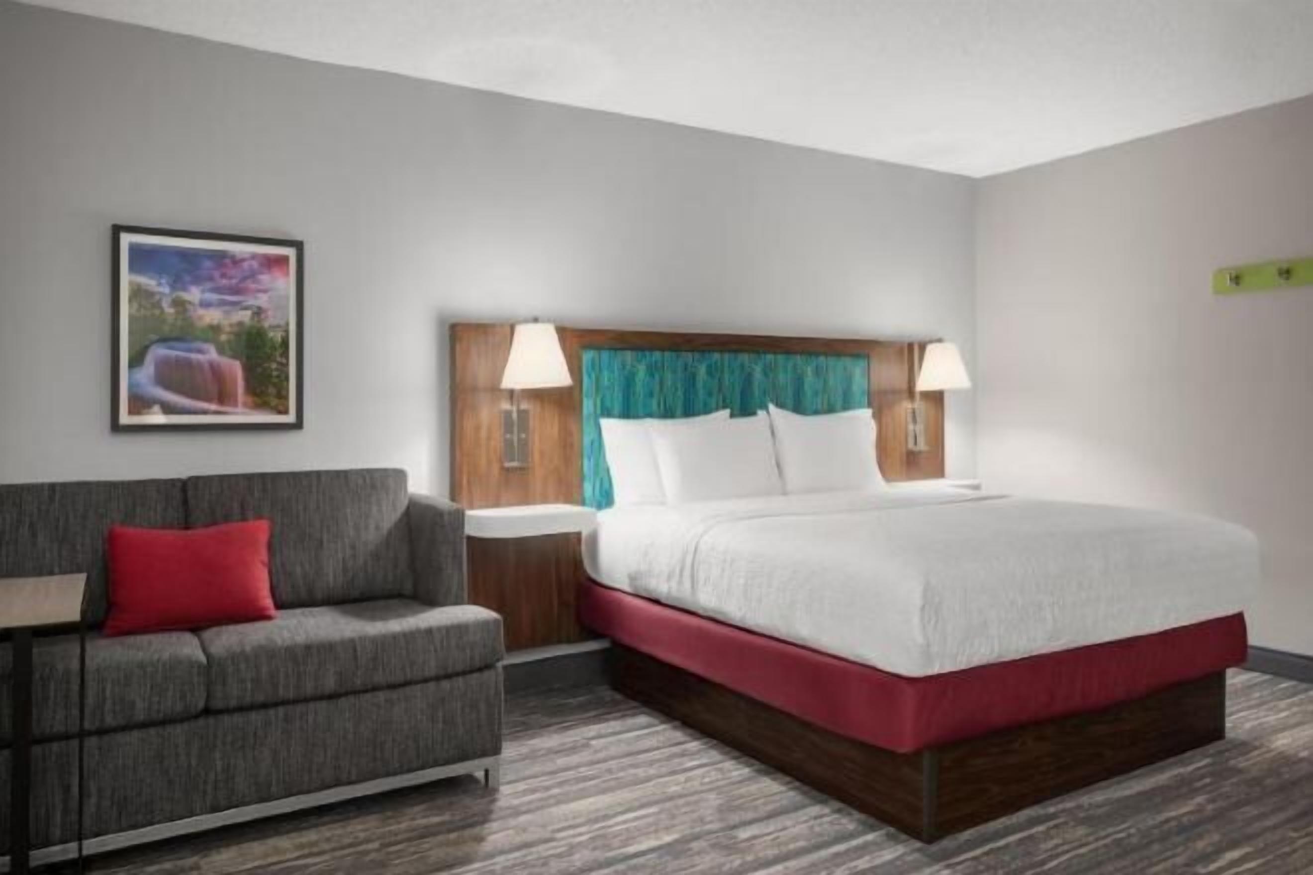 Premium bedding, pillowtop beds, blackout drapes, iron/ironing board