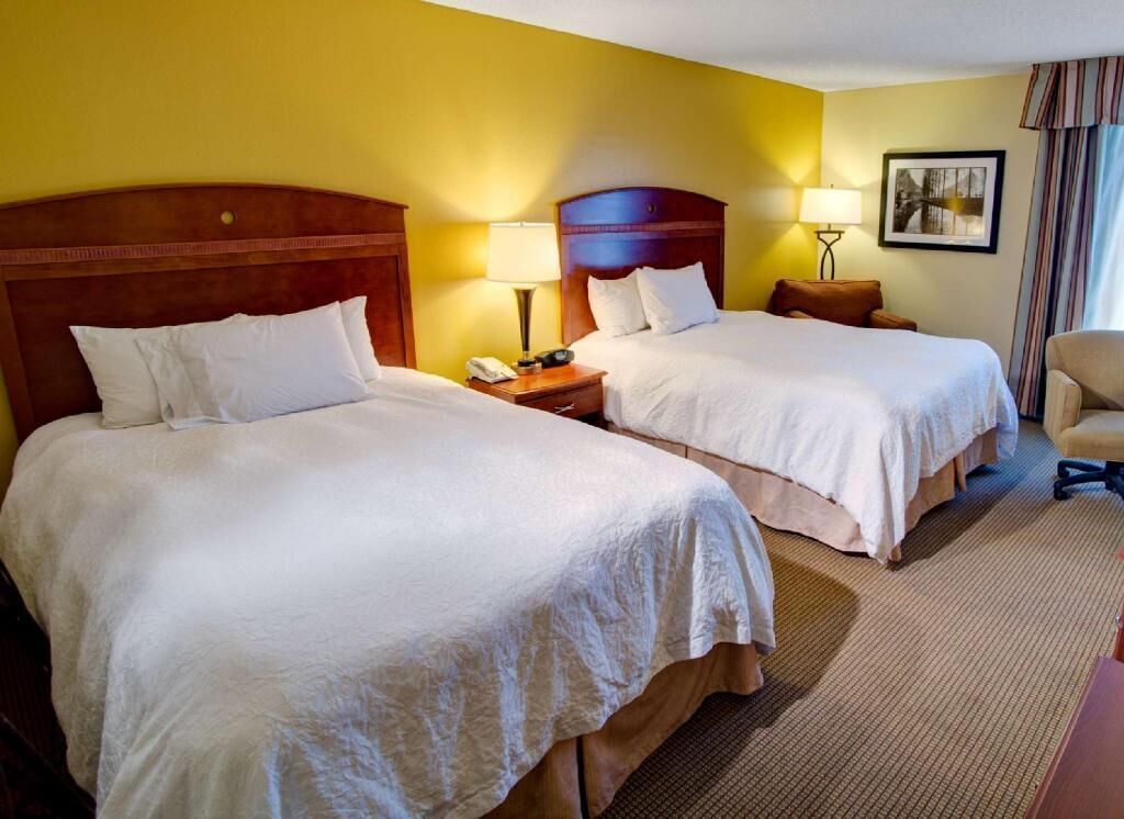 Premium bedding, pillowtop beds, blackout drapes, iron/ironing board