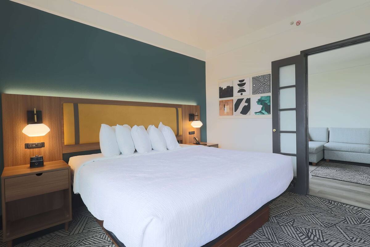 Suite, 1 King Bed, Non Smoking | Premium bedding, pillowtop beds, desk, iron/ironing board