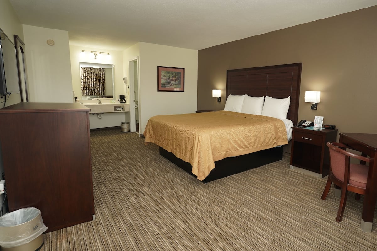 Standard Room, 1 King Bed | Desk, iron/ironing board, free WiFi, bed sheets