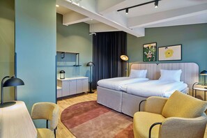 Superior Room, 1 King Bed | In-room safe, individually decorated, desk, blackout drapes - Scandic Wallin (Stockholm)